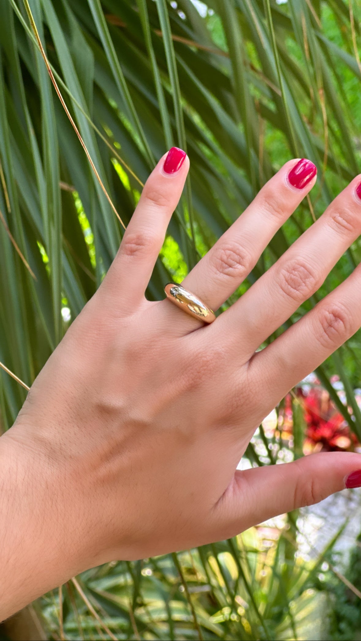 Dome signet ring