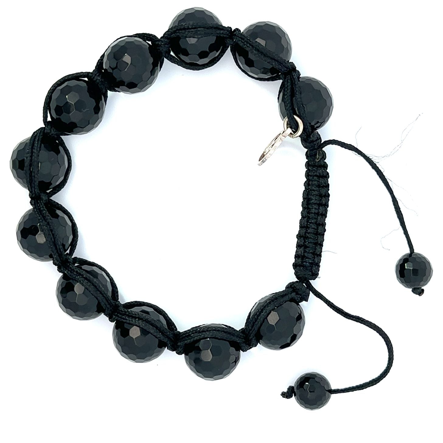 Black onyx beads bracelet