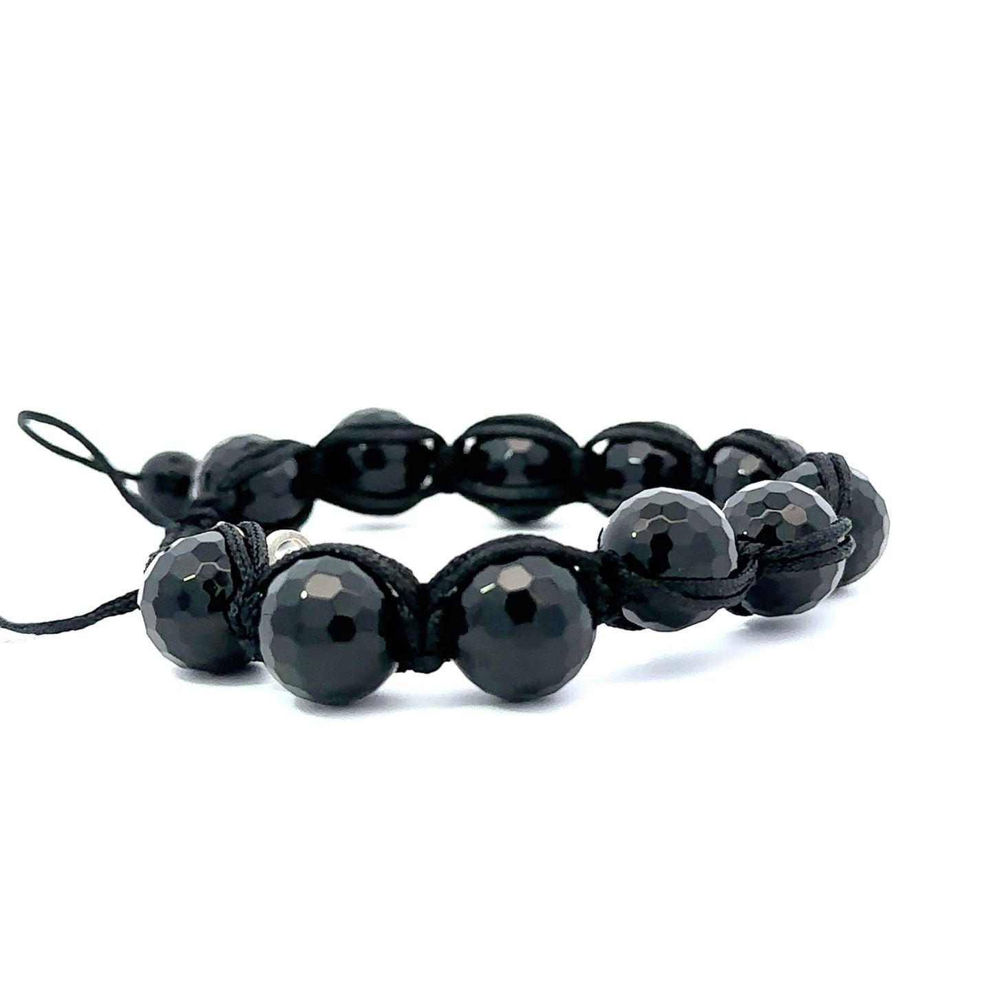 Black onyx beads bracelet