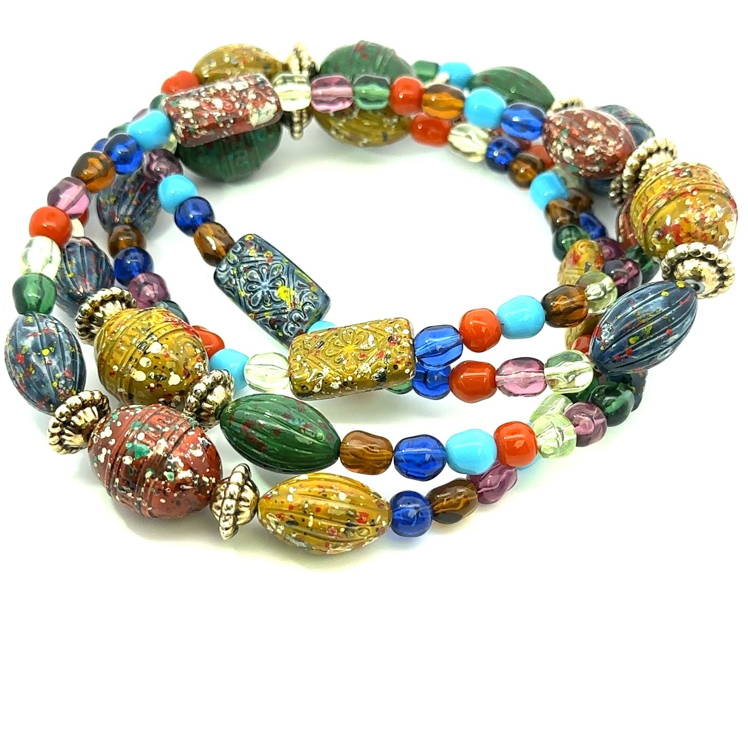 Colorful beads necklace