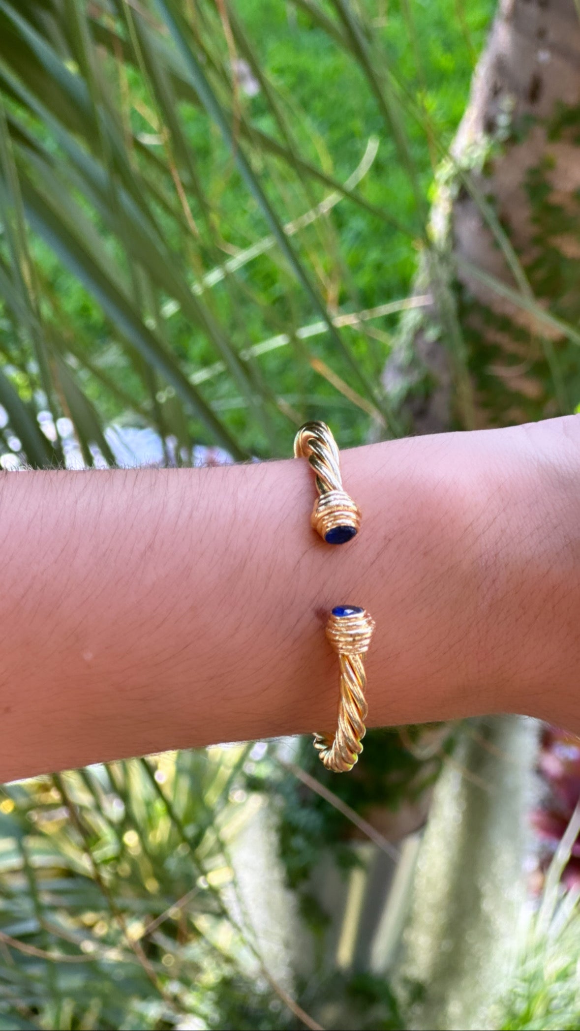 Lapis-lazuli bangle